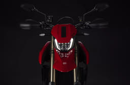 Front profile of the Ducati Hypermotard 698 Mono