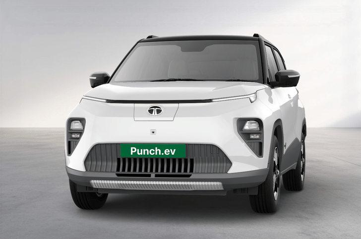 Tata Punch EV Pristine White colour