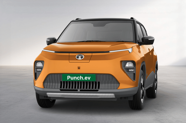 Tata Punch EV Caramel colour