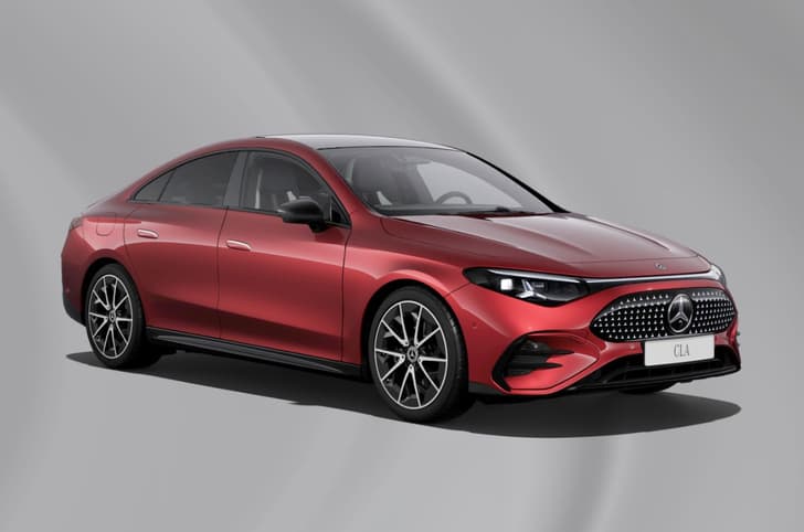 2026 Mercedes-Benz CLA EV Patagonia Red
