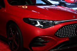 mercedes benz cla electric on stage