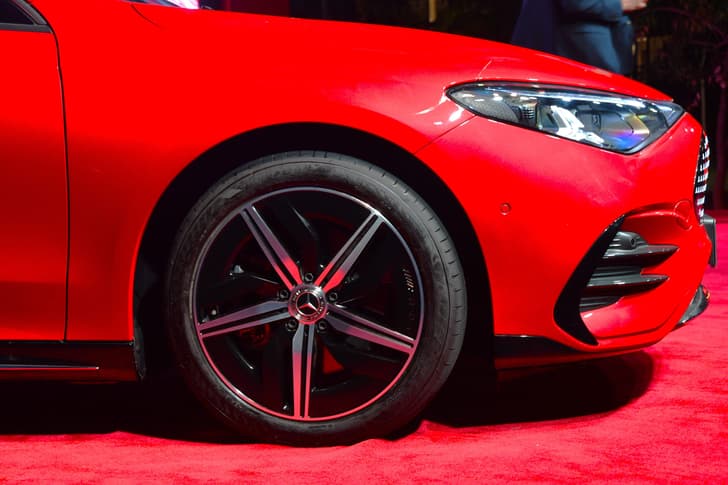 mercedes benz cla electric on stage