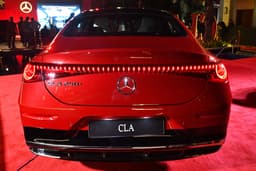 mercedes benz cla electric on stage