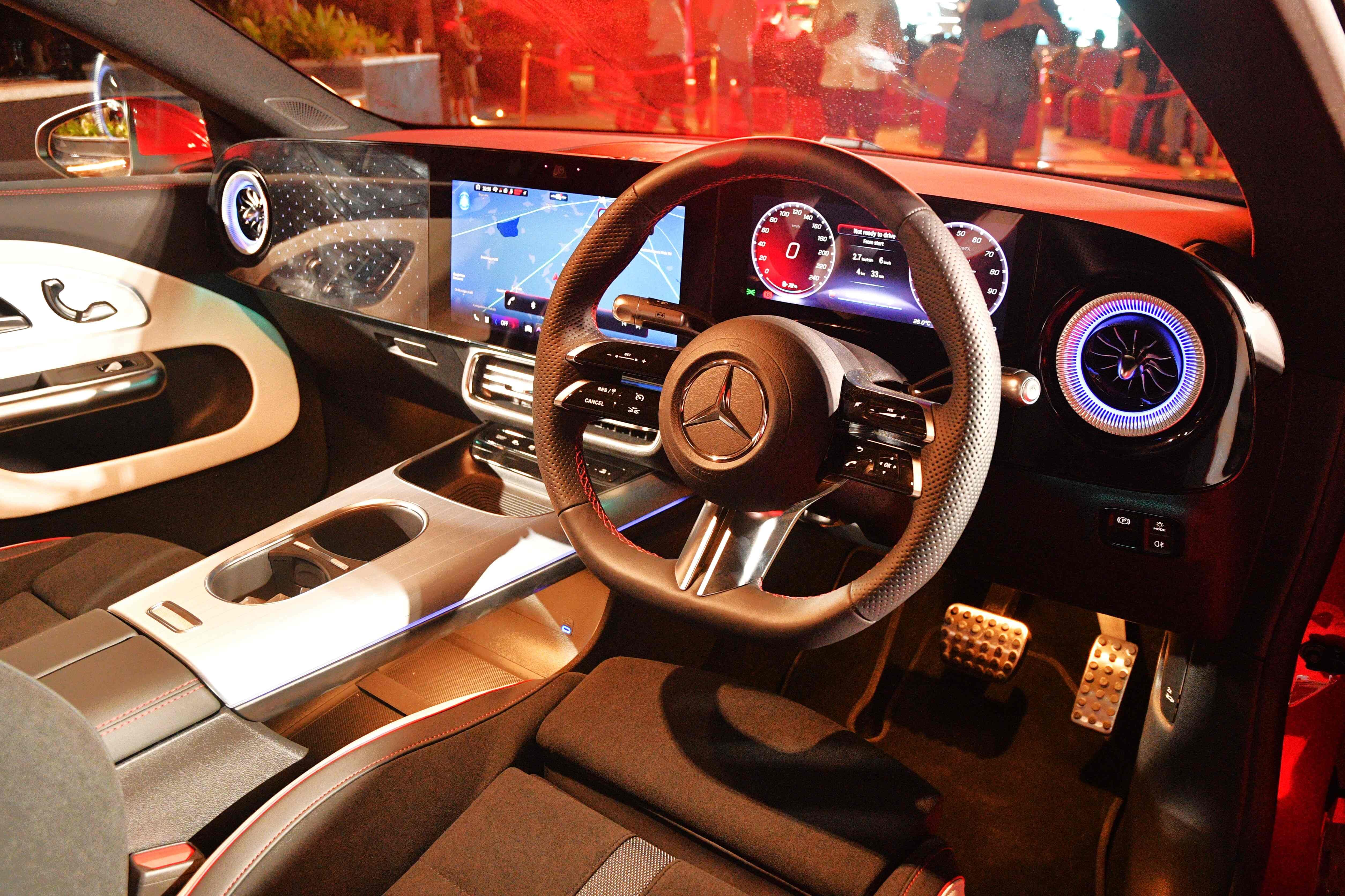 Mercedes Benz CLA Electric interior image gallery
