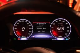 mercedes benz cla electric on stage