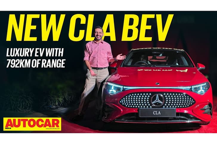 New Mercedes-Benz CLA Electric walkaround video