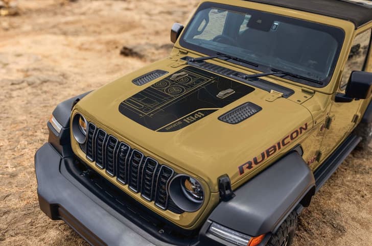 Jeep Wrangler Willys 41 Special Edition hood decal