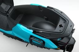 River Indie under seat storage