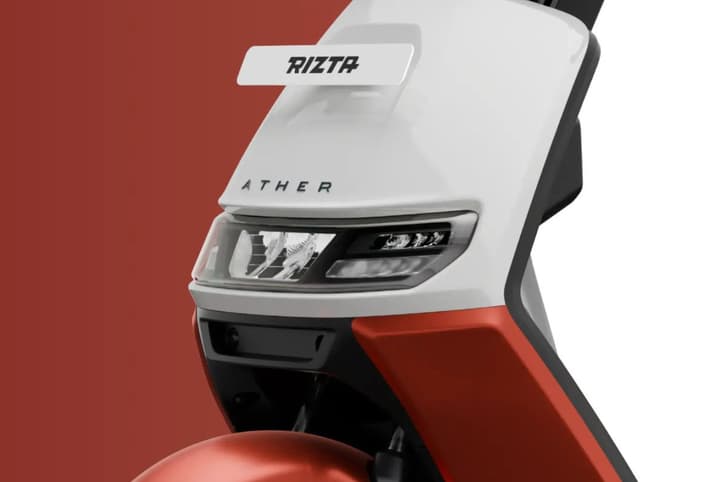 Ather Rizta left side headlight shot