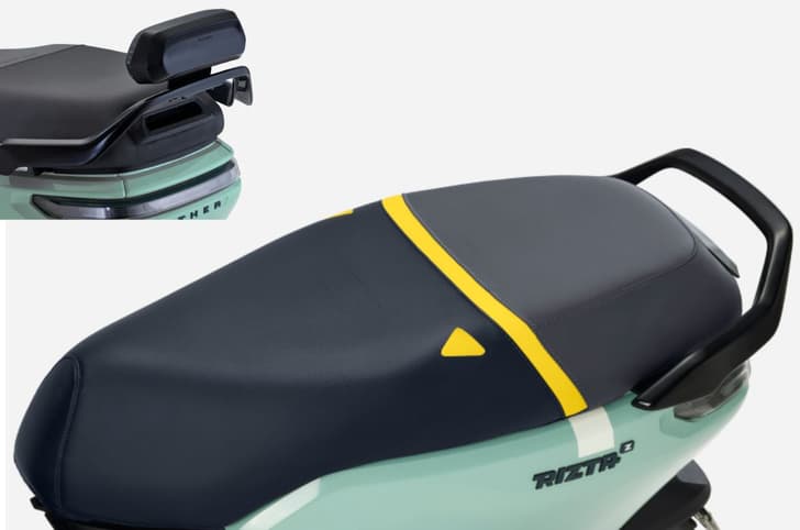 Ather Rizta seat and backrest image