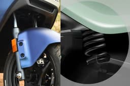 Ather Rizta front and rear suspension