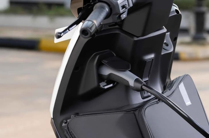 Charging port of the Ather Rizta