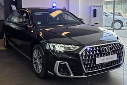 audi a8 l security in showroom