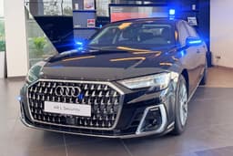 audi a8 l security in showroom