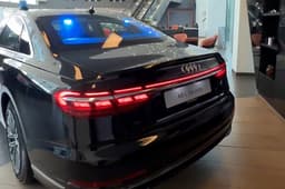 audi a8 l security in showroom
