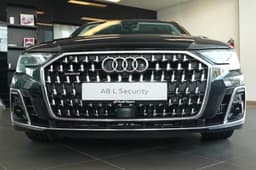 audi a8 l security in showroom