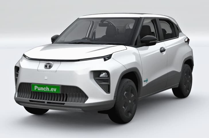 Tata Punch EV Smart variant front quarter