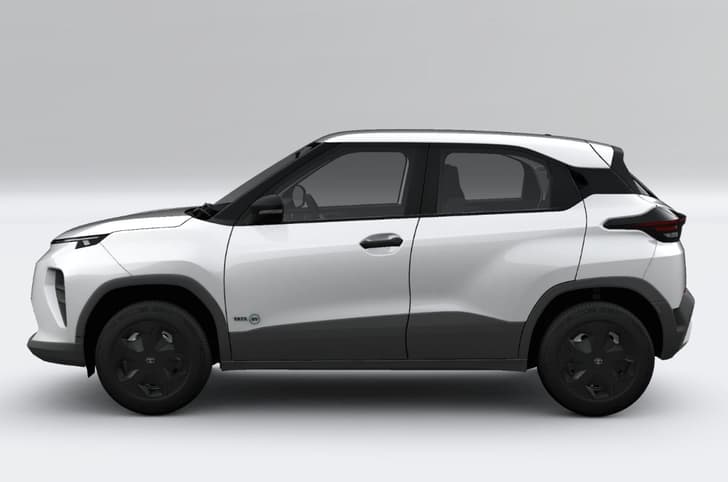Tata Punch EV Smart variant side profile