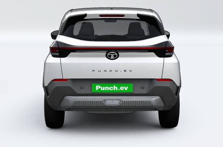 Tata Punch EV Smart variant rear design