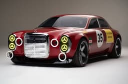 Mercedes AMG SEL 3.6 'Red Pig' concept front quarter static