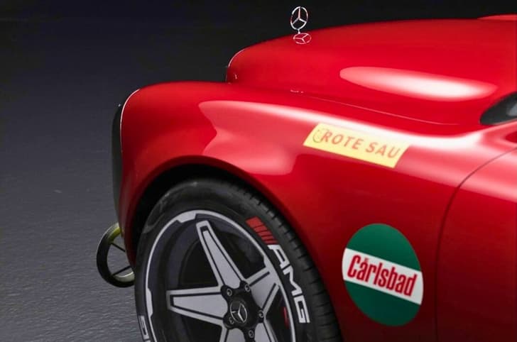 Mercedes AMG SEL 3.6 'Red Pig' concept front fender