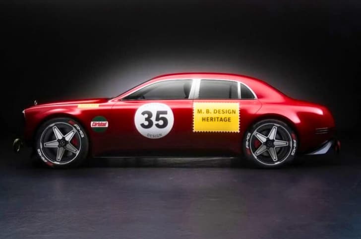 Mercedes AMG SEL 3.6 'Red Pig' concept side static