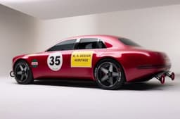 Mercedes AMG SEL 3.6 'Red Pig' concept rear quarter static