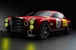 Mercedes AMG SEL 3.6 'Red Pig' concept front quarter static