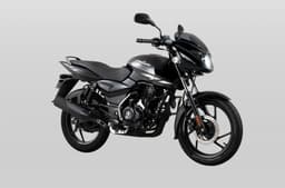 Bajaj Pulsar 125 Left front three quarter image Neon Single Seat variant