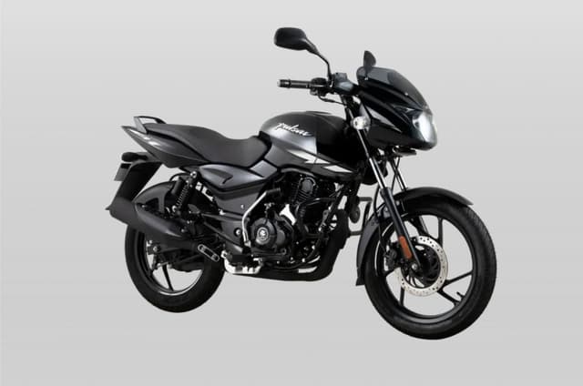 Bajaj Pulsar 125 Left front three quarter image Neon Single Seat variant