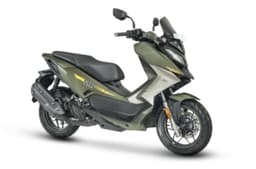 Hero Xoom 160 front three quarter green