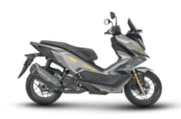 Hero Xoom 160 side profile shot grey