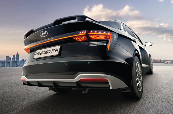 Hyundai Verna facelift rear quarter design