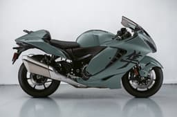 Suzuki Hayabusa right side profile green