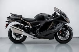 Suzuki Hayabusa right side profile black