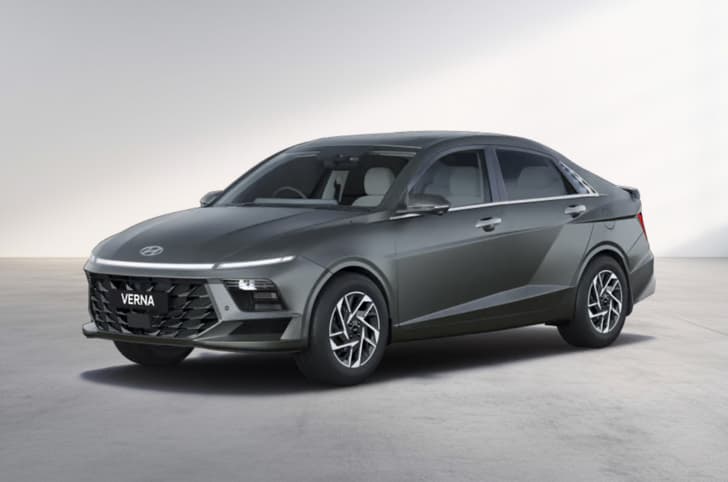 2026 Hyundai Verna Titan Grey Matte colour (new)