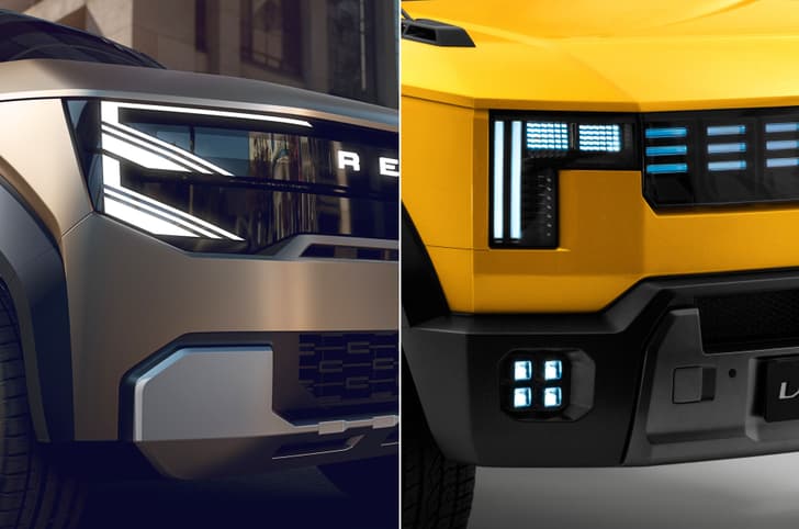 Renault Bridger and Mahindra Vision S headlamp setups