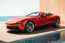 ferrari amalfi spider in studio