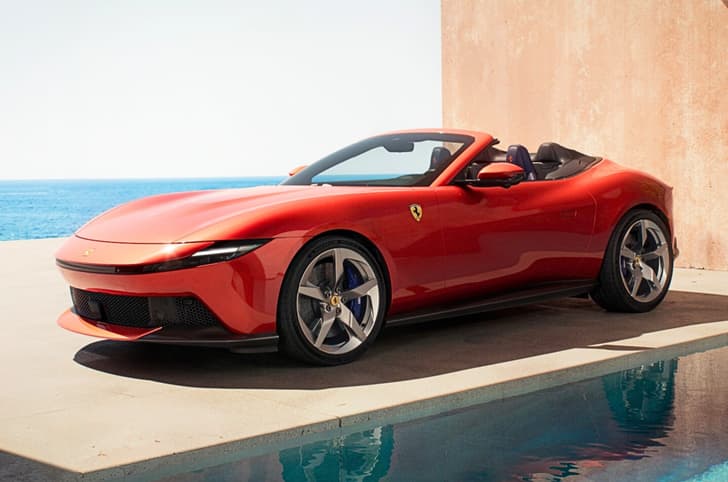 ferrari amalfi spider in studio