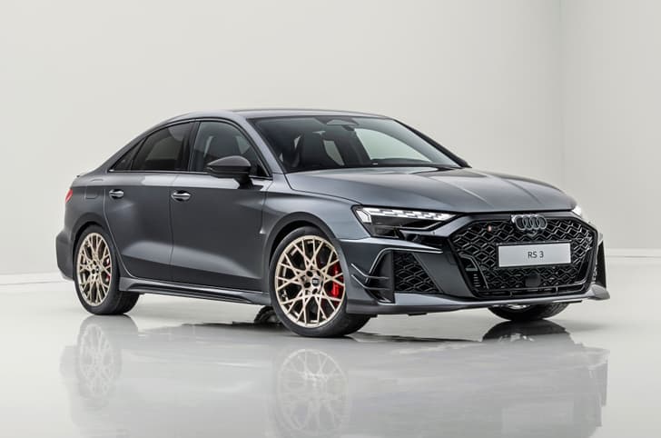 audi rs3 competition limited sedan in studio