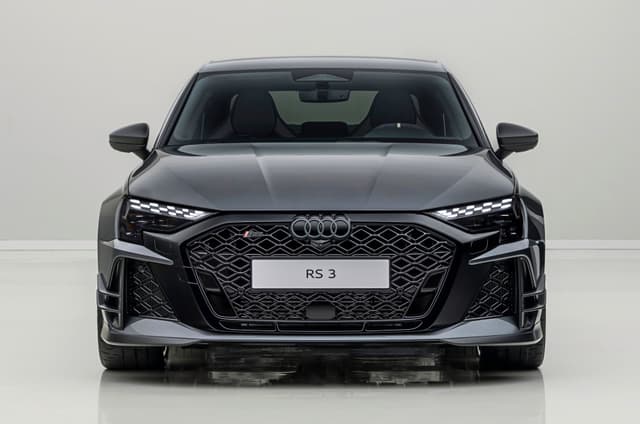 audi rs3 competition limited sedan in studio