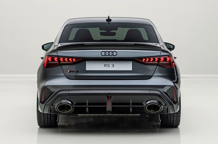 audi rs3 competition limited sedan in studio