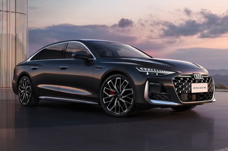 New Audi A6L front three quarter 