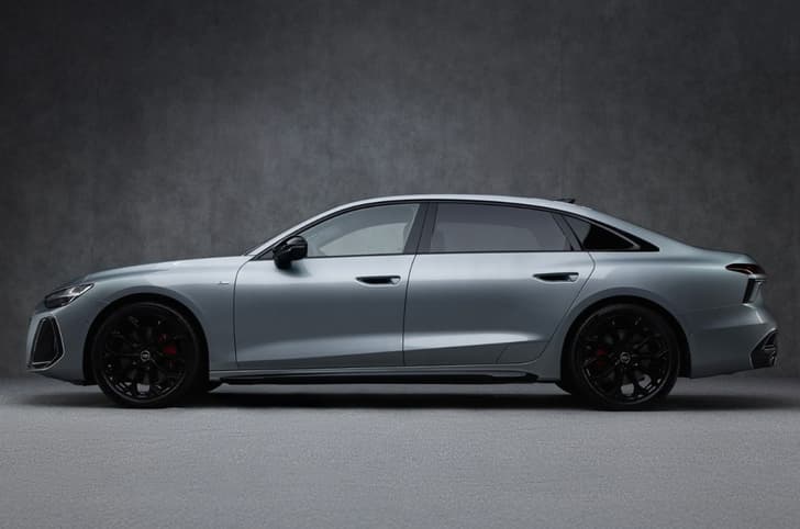 New Audi A6L side profile