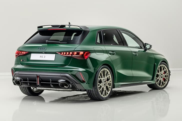 Audi RS3 Competition Limited rear quarter design
