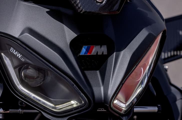 BMW M 1000 R headlight shot