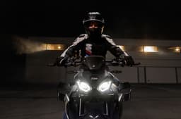 BMW M 1000 R headlight real-life shot