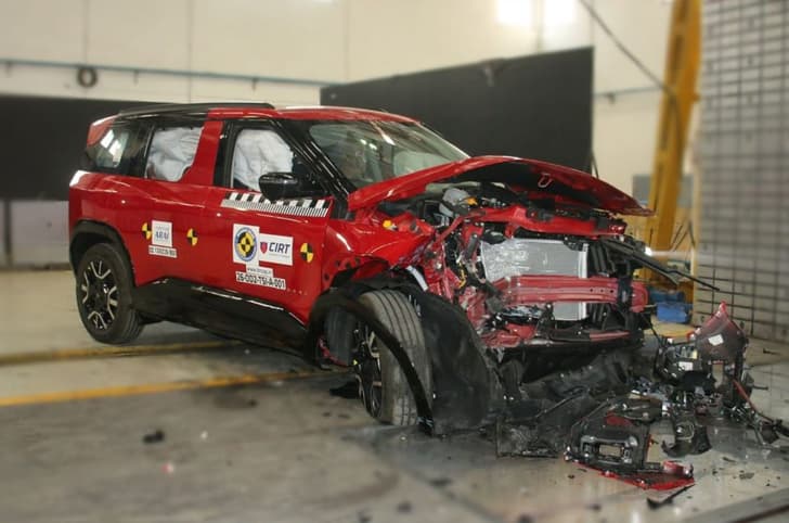 Tata Sierra BNCAP crash test