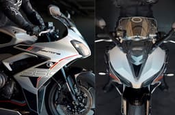 Triumph Daytona 660 side profile and headlight