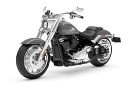 Harley Davidson Fatboy 117 front left three quarter